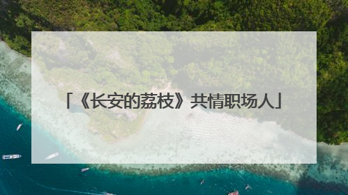 《长安的荔枝》共情职场人