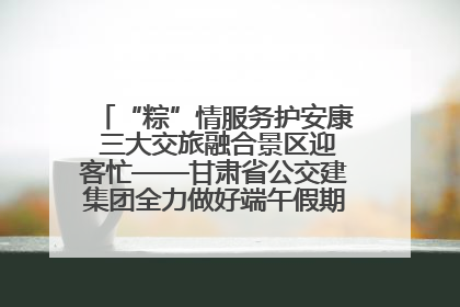 “粽”情服务护安康 三大交旅融合景区迎客忙——甘肃省公交建集团全力做好端午假期景区运营工作