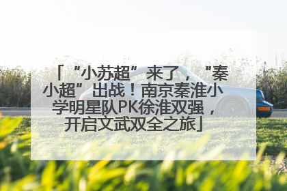 “小苏超”来了，“秦小超”出战！南京秦淮小学明星队PK徐淮双强，开启文武双全之旅