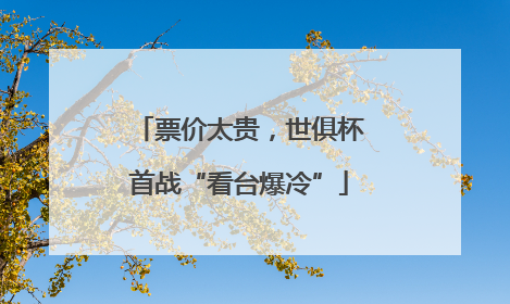 票价太贵，世俱杯首战“看台爆冷”