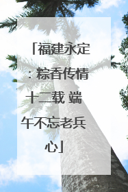 福建永定：粽香传情十二载 端午不忘老兵心
