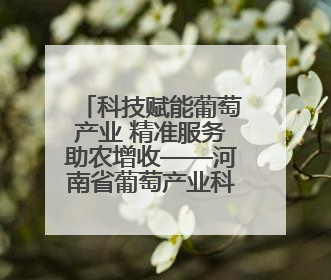 科技赋能葡萄产业 精准服务助农增收——河南省葡萄产业科技特派员服务团太康县科技服务纪实