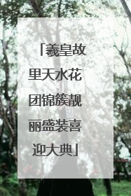 羲皇故里天水花团锦簇靓丽盛装喜迎大典