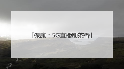 保康：5G直播助茶香