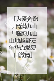 为爱奔跑，情满九山！临朐九山山地越野嘉年华点燃夏日激情