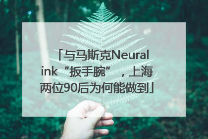 与马斯克Neuralink“扳手腕”，上海两位90后为何能做到