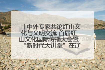 中外专家共论红山文化与文明交流 首届红山文化国际传播大会暨“新时代大讲堂”在辽宁朝阳举办