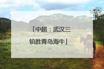 中超：武汉三镇胜青岛海牛