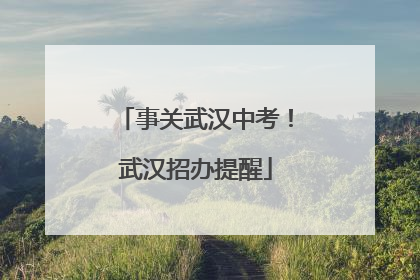 事关武汉中考！武汉招办提醒