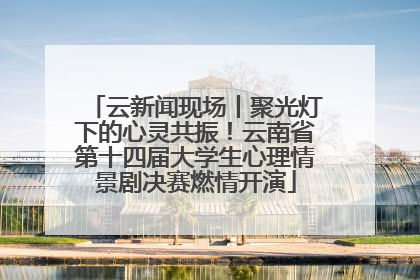 云新闻现场丨聚光灯下的心灵共振！云南省第十四届大学生心理情景剧决赛燃情开演