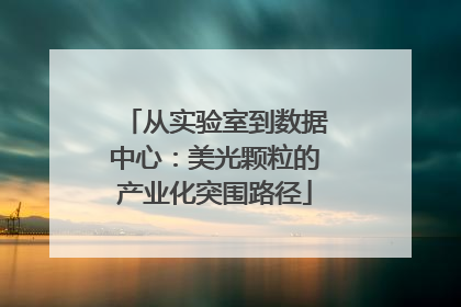 从实验室到数据中心：美光颗粒的产业化突围路径