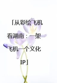 从彩绘飞机看湖南：一架飞机一个文化IP