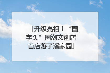 升级亮相！“国字头”国潮文创店首店落子潘家园