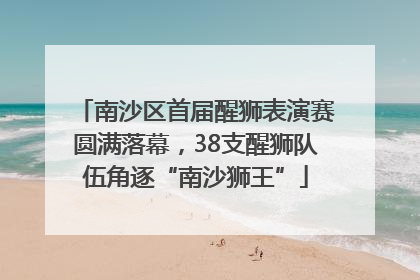 南沙区首届醒狮表演赛圆满落幕，38支醒狮队伍角逐“南沙狮王”