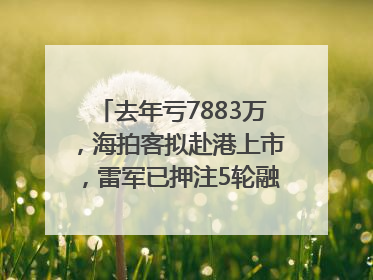 去年亏7883万，海拍客拟赴港上市，雷军已押注5轮融资｜IPO直通车