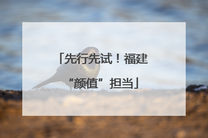 先行先试！福建“颜值”担当