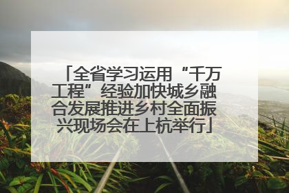 全省学习运用“千万工程”经验加快城乡融合发展推进乡村全面振兴现场会在上杭举行