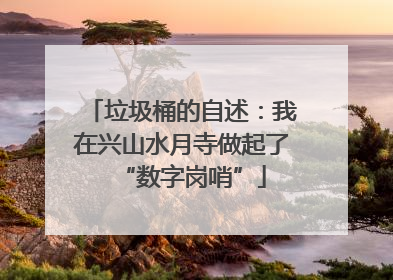 垃圾桶的自述：我在兴山水月寺做起了“数字岗哨”
