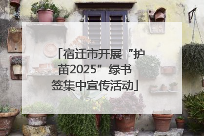 宿迁市开展“护苗2025”绿书签集中宣传活动