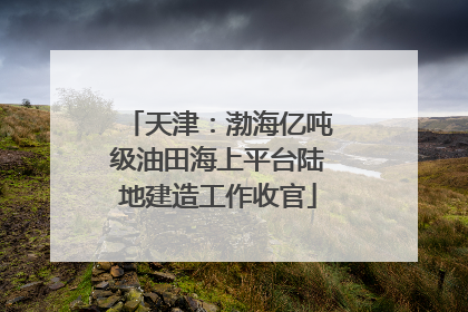 天津：渤海亿吨级油田海上平台陆地建造工作收官