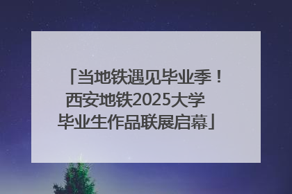 当地铁遇见毕业季！西安地铁2025大学毕业生作品联展启幕