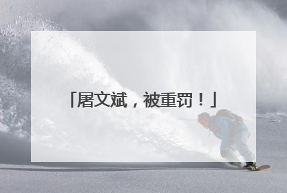 屠文斌，被重罚！