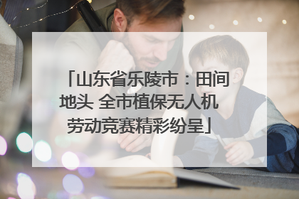山东省乐陵市：田间地头 全市植保无人机劳动竞赛精彩纷呈