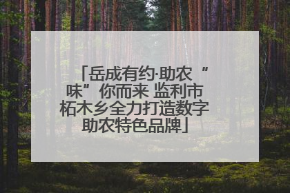 岳成有约·助农“味”你而来 监利市柘木乡全力打造数字助农特色品牌