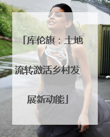 库伦旗：土地流转激活乡村发展新动能