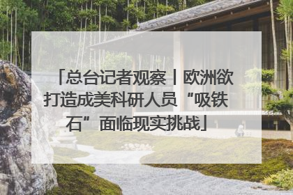 总台记者观察丨欧洲欲打造成美科研人员“吸铁石”面临现实挑战