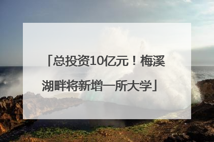 总投资10亿元！梅溪湖畔将新增一所大学