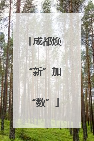 成都焕“新”加“数”