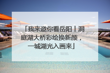 我来邀你看岳阳丨洞庭湖大桥彩绘换新颜，一城湖光入画来