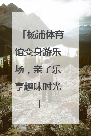 杨浦体育馆变身游乐场，亲子乐享趣味时光