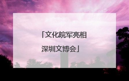文化皖军亮相深圳文博会