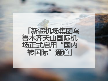 新疆机场集团乌鲁木齐天山国际机场正式启用“国内转国际”通道