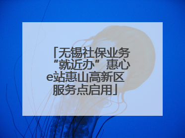 无锡社保业务“就近办”惠心e站惠山高新区服务点启用