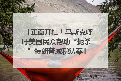 正面开杠！马斯克呼吁美国民众帮助“扼杀”特朗普减税法案