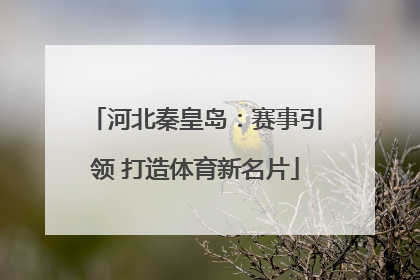 河北秦皇岛：赛事引领 打造体育新名片