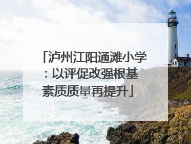 泸州江阳通滩小学：以评促改强根基 素质质量再提升