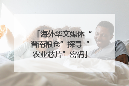 海外华文媒体“晋南粮仓”探寻“农业芯片”密码