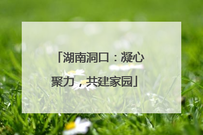 湖南洞口：凝心聚力，共建家园