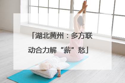 湖北黄州：多方联动合力解“薪”愁