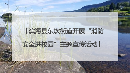 滨海县东坎街道开展“消防安全进校园”主题宣传活动