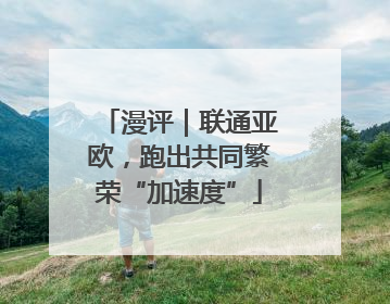 漫评｜联通亚欧，跑出共同繁荣“加速度”