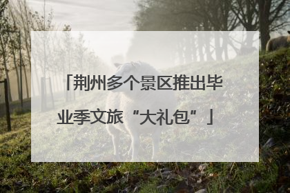 荆州多个景区推出毕业季文旅“大礼包”