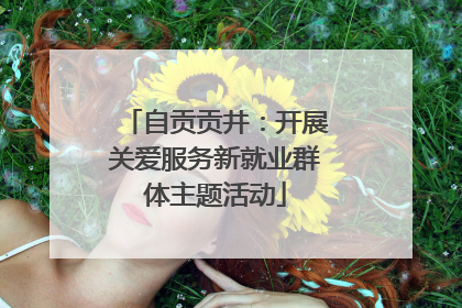 自贡贡井：开展关爱服务新就业群体主题活动