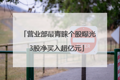 营业部最青睐个股曝光 3股净买入超亿元
