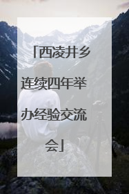 西凌井乡连续四年举办经验交流会