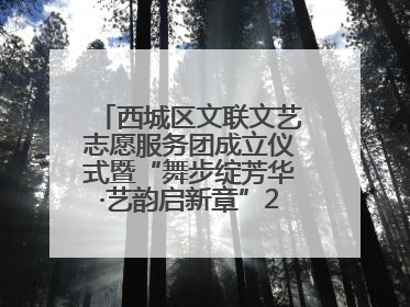 西城区文联文艺志愿服务团成立仪式暨“舞步绽芳华·艺韵启新章”2025年舞蹈大赛展演圆满举办